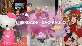 Vlog na Liberdade 🇯🇵💗 Café Cardcaptor Sakura, Comprinhas !!