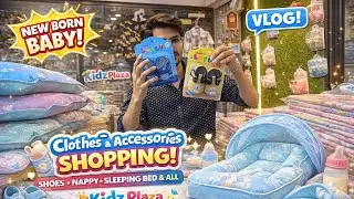 Best Newborn Baby Shopping Vlog Part-1 🛍️ | Clothes, Shoes, Bed & Accessories | Kidz plaza Surat