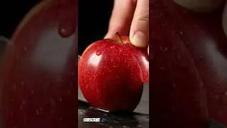 ASMR Apple Chop 🍎 Relaxing Natural Cutting Sounds | #shorts #asmr