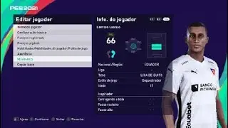 EDERSON CASTILLO (LDU) - PES 2021 FACE TUTORIAL