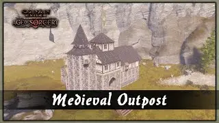 HOW TO BUILD A MEDIEVAL OUTPOST [SPEED BUILD] - CONAN EXILES
