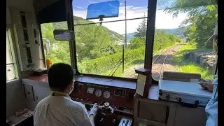 廃線跡の運転体験が盛況　旧神岡鉄道