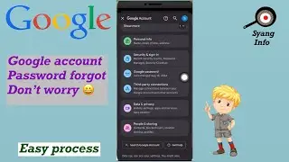 How to reset your Google account password | easy process 