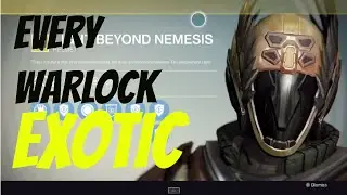 Destiny Level 30 Warlock - All Exotic Helmets