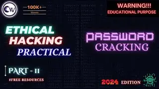 Password Cracking | Ethical Hacking Practical | Part 2 | Kali Linux | Python | Step by Step guide