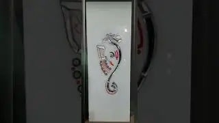 Glass Design Etching #aadil #flower #windo