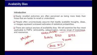 12. Behavioral Biases of Individuals: Emotional Biases
