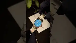 Aura farming with the Oris Divers 65 cotton candy blue 🥶 #aura #oris #cottoncandy #limitededition
