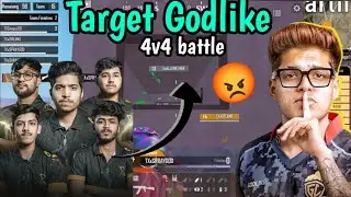 Team xpark Target Godlike 😱 | IQOO proo series godlike vs xpark 4v4 battle