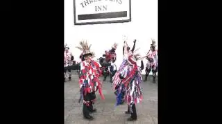 Silhill Morris dancers at Chepstow 21 January 2017  Karl-James Langford