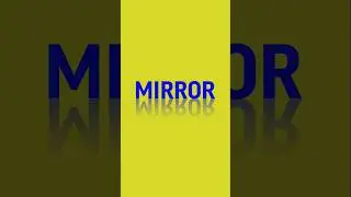Mirror Text Animation | Easy Text Effects | Tutorial #aftereffects #shorts #MirrorTextAnimation