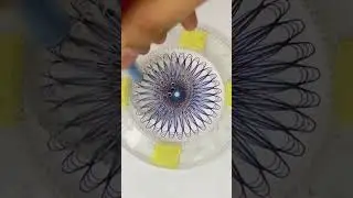 Soothing Spirograph Loops for Ultimate Relaxation | ASMR Art! #art #2024 #shorts #spirograph #asmr