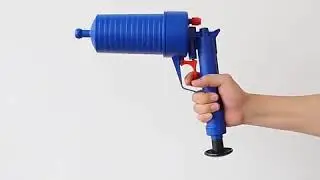 Upgrade Home High Pressure Air Drain Blaster Pump Plunger Sink Pipe Clog Remover Toilets Bathroom Ki