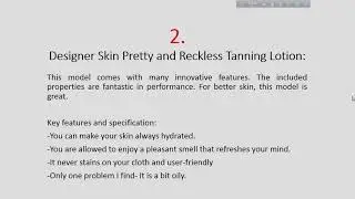 The Secret of BEST TAN ACCELERATOR