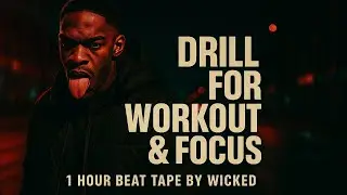 1Hour of Ruthless Drill Beats for Workout & Focus 💀 | Dark UK Drill Type Beat Tape
