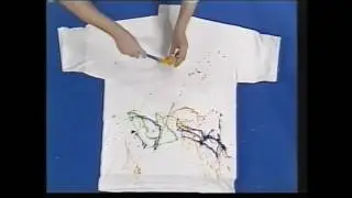 Art Attack - Series 1, Episode 3 (1990) Clip 38: Crazy Clothes T-Shirt Design