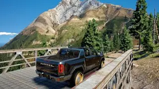 To Day GMC Hummer EV Pickup Unlimited drive In GTA 5 Game 