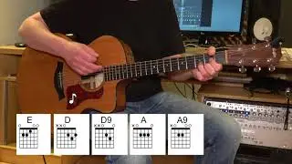 No Rain - Acoustic Guitar - Vocal Track by Blind Melon