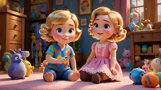 Baby Ella Brushes Her Doll | Gentle Care Song for Kids | Nursery Rhymes & Imaginative Play