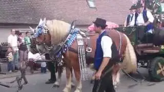 Kärwaumzug in Neunhof bei Nürnberg