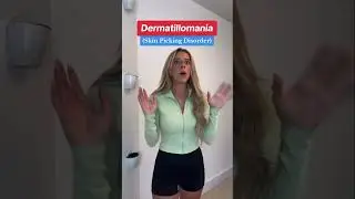 Dermatillomania (skin picking disorder) explained #shorts #adhd #skincare