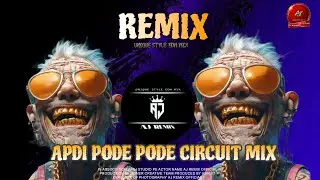 APDI Pode Pode Dance DJ Remix 2024 🔥 | DJ AJ Official | New Style Circuit Mix | Bollywood EDM Remix