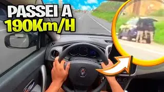 PISANDO TUDO COM O LOGAN 1.6 16V NAS CURVAS