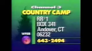 WFSB: Channel 3 Country Camp - Promo (1988)