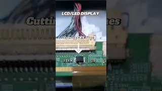 Black screen . how to working panel ckv line shorting repair. #sortvideo #ledpanel #repair