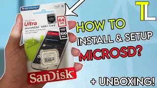 Unboxing the SanDisk Ultra 64GB MicroSDXC UHS-1 Card! | How to Install MicroSD Card?!