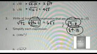 ALGEBRA: (ACTUAL LESSON) RADICAL AND EXPONENTIAL EXPRESSIONS/EQUATIONS || Jane Maciejewski