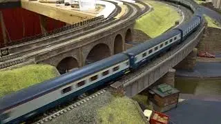 B.M.Rly.S: The HATTONS is, Class 66 GBRf/BR Blue No.66789, was running on OO Gauge Layout. (V5)