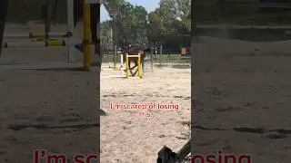 I&rsquo;m scared if losing his. #showjumping #horsefalls #horsefails #confidence #equestrian #edit #horse