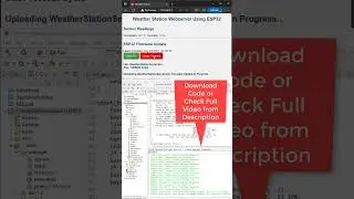 Weather Station Web Server with OTA Updates Using ESP-IDF Framework #esp32 #ota