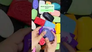PURPLE SOAP Unpacking Soap Opening Haul #satisfying #rainbowsoap #soap #асмрsoap #asmr #soapcutting