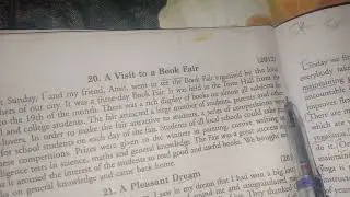 A visit to a Book Fair #paragraph #essay #grammar #class12 #haryanaboard #cbse #english #ncert #PGT