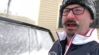 How to scrape snow and ice off your car without causing back injury or shoulder pain.