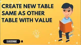 Create a new table with records