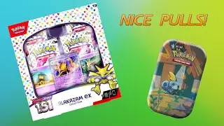 Opening an Alakazam EX Box and a Galar Pals Mini Tin! (Pokemon 151)