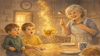 👵✨ Poranek, który był prezentem – bajka na Dzień Babci🌸👵