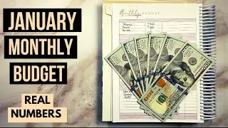 BUDGET WITH ME | January Monthly Budget 2022 | How to budget and save | Debt Free Journey