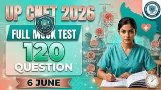 UP CNET 2026 | Model Paper 2 | FULL Mock Test 2 | 120 Questions | Latest Exam Pattern