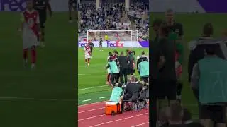 Champions league - Monaco vs Man City fight (Donnarumma vs Idumbo) #championsleague #mancity #soccer