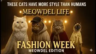 These Cats Have More Style Than Humans 👑 Fashion Week Meowdel Edition