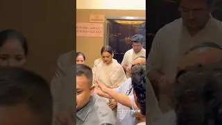 Beautiful #rekha ji Spotted At Parineeta Screening 😊❤️ #trendingshorts #ytshorts #shorts