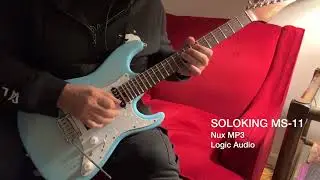Soloking MS-11 + Nux Mighty Plug Pro