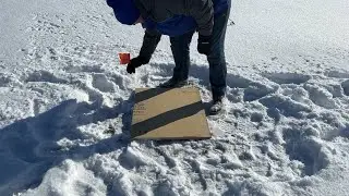 How to accurately measure snowfall