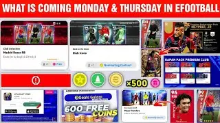 What Is Coming Monday & Thursday In eFootball 2023 Mobile | V2.5.0 Update, New Nominating Contract