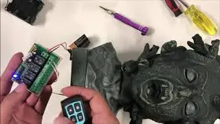 Beginner - Activate Halloween Props with Noise/ Motion Sensor Using Remote Relay Switch Board