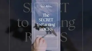 The Secret to Painting Rocks   #shorts